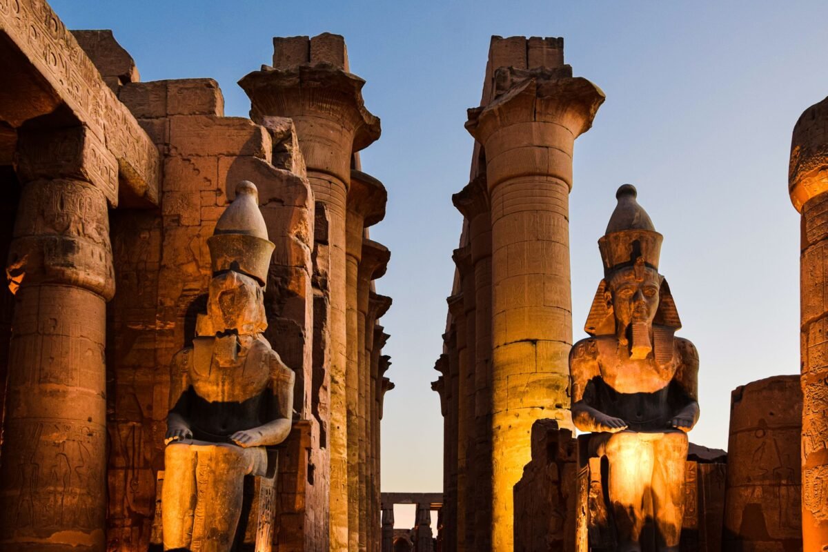 Luxor Temple sunset