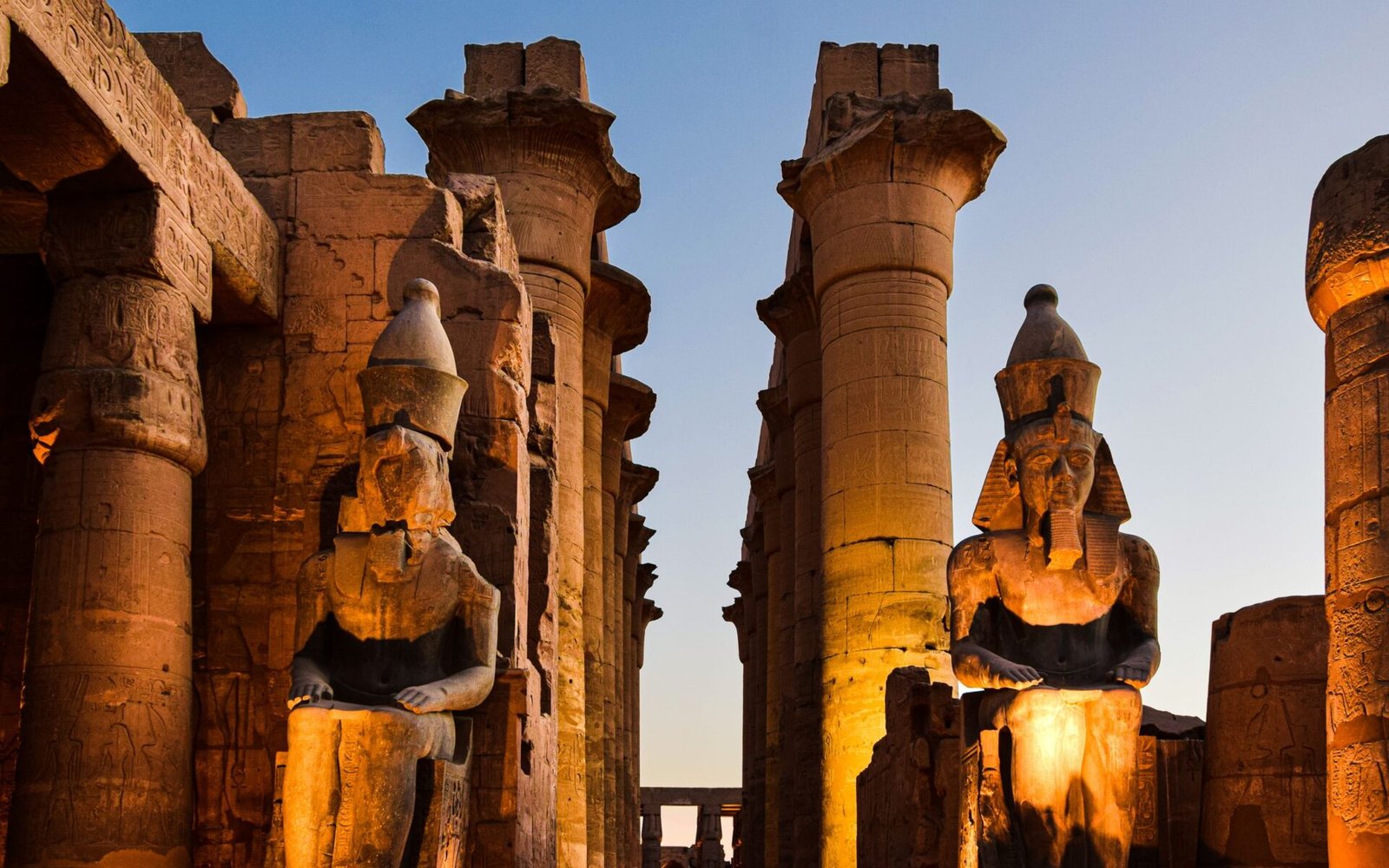 Luxor Temple sunset